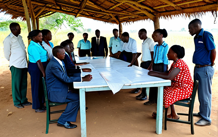 말라위에서의 유명한 정치 스캔들 - Combating Corruption for a Brighter Future**

"A group of diverse Malawian citizens, including farme...