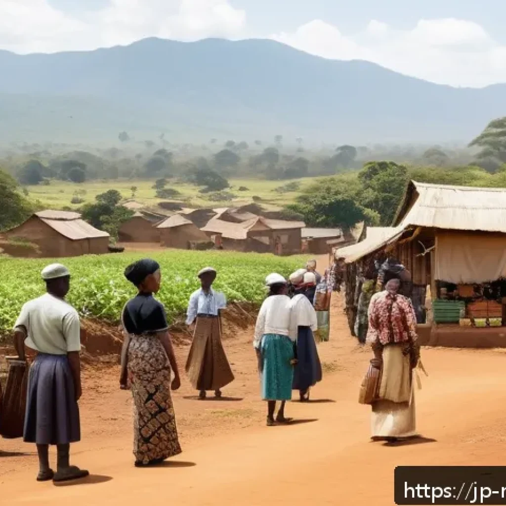 말라위와 영국의 관계 - A detailed historical scene depicting the colonial era in Malawi under British rule: focus on a bust...
